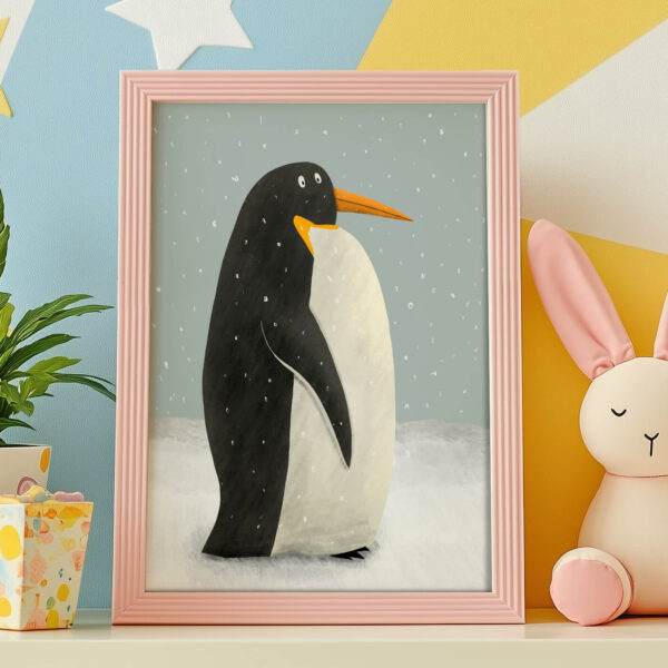 Print Illustration Pinguin