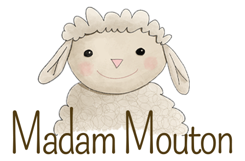 Logo Madam Muton, Illustration Schaf mit Schrift